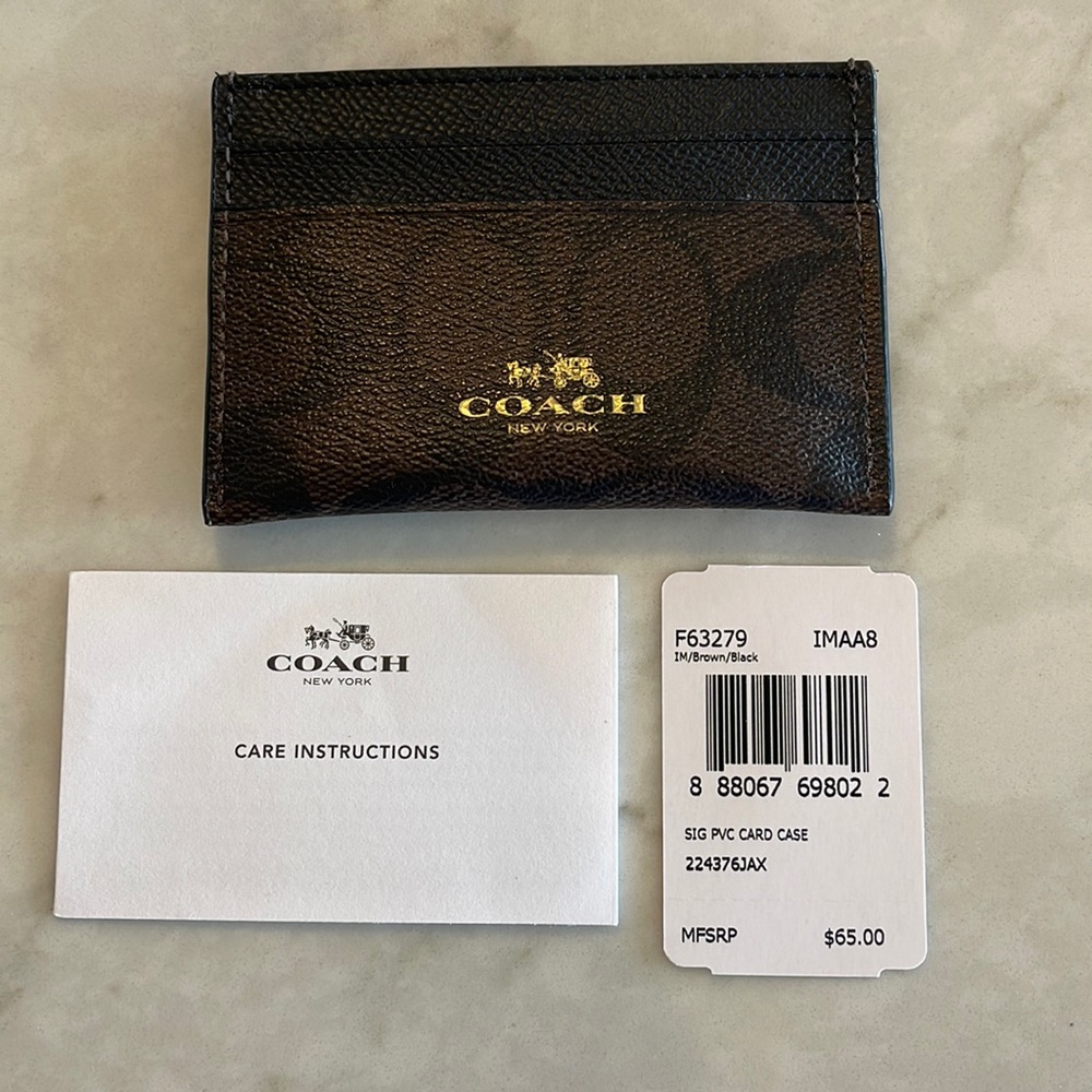 Coach Card Case